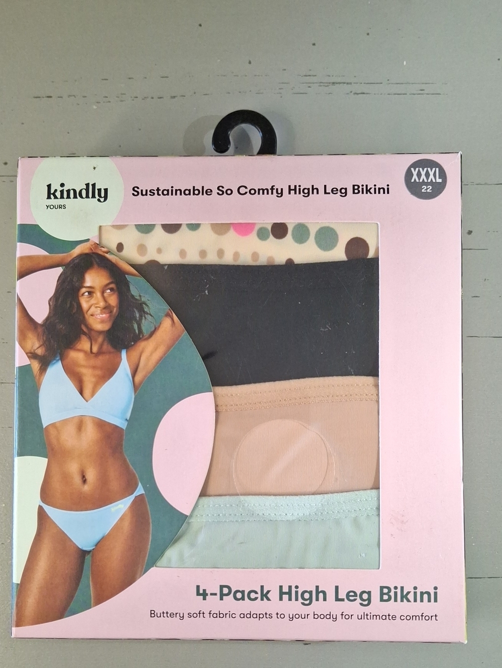 kindly YOURS 4-Pack High Leg Bikini
